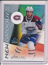 2024-25 Upper Deck SP Game Used Rookie New Grooves #NG-12 Joshua Roy - Montreal