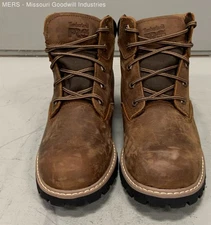 Timberland Men Brown PRO Gritstone 6-Inch Work Boots - US 7
