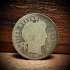 1896 P Barber Dime AG/G - Key Date!! Low Mintage! 90% Silver