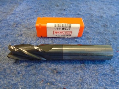 MICRO 100 GEM-562-4X CARBIDE DRILL - NEW