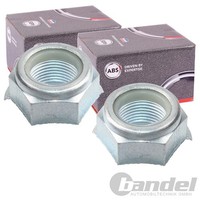 2X A.B.S. 30Er Achsmuttern M20X1.5 Hinten Vorne Passend FüR CitroËN C4 Xsara DAC