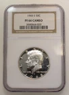 1968 50C KENNEDY SILVER HALF DOLLAR NGC PF66 CAMEO