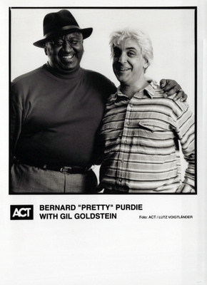Bernard Purdie Photo Original Black And White Press ACT Promotion Circa 1980s