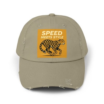 Unisex Distressed Hat Chevron Cheetah Sleek Fashion