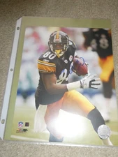 Vintage NFL Player Plaxico Burress Autograph Signed 10x8 Photo Photograph