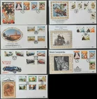 z(JER-229) JERSEY 1992 FDC set of (7) First Day BENHAM Covers (ALL pictured)