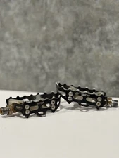 Vintage Suntour XC Pro 9/16 Pedals Need Serviced, Crusty Bearings For Parts