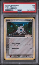 2006 POKEMON EX LEGEND MAKER #48 ARON-REVERSE FOIL PSA 5 on eBay