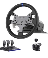 PXN V99 Force Feedback Racing Wheel with Pedals and Shifter for PC PS4 Xbox