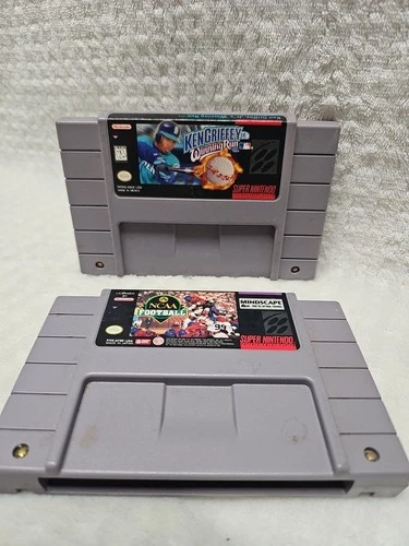 New ListingKen Griffey Jr.'s Winning Run Game  & NCAA FOOTBALL (Super SNES)