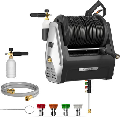 Giraffe Tools Wall Mounted Pressure Washer G30 with Upgraded 1800W Motor, Max 29