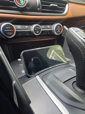 Porta Telefono Alfa Romeo Giulia & Stelvio (2016-2019) - Supporto Orizzontale