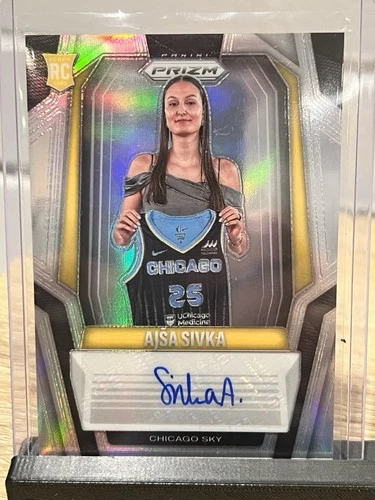 2025 Panini Prizm WNBA - Signatures Ajsa Sivka #SG-AJS (AU, RC)