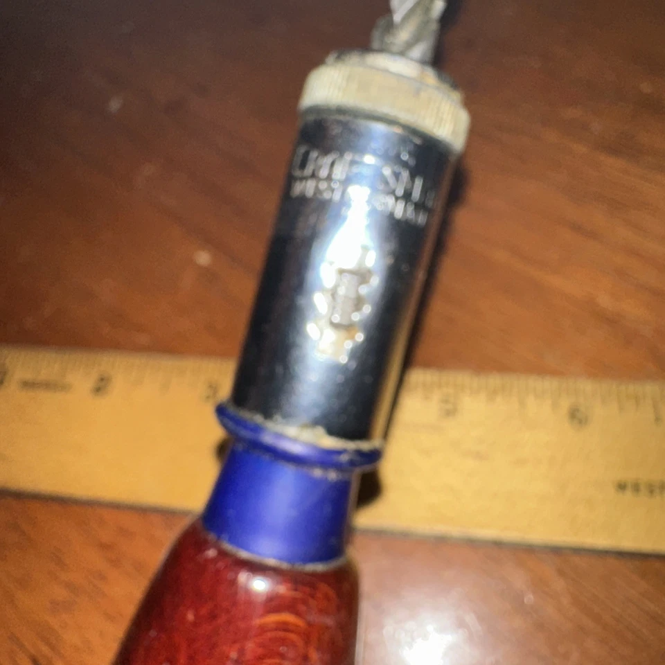 Vintage Craftsman W. Germany Yankee Style Spiral Screwdriver Push Drill Nice!! - Image 4 of 4