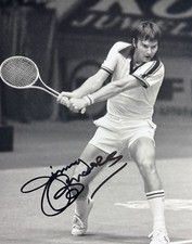JIMMY CONNORS SIGNED 8x10 PHOTO TENNIS LEGEND AUTOGRAPH AUTHENTIC COA
