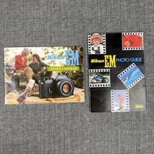 Nikon EM SLR Film Camera Instruction Manual and Photo Guide
