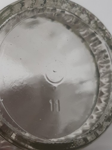Vintage Jelly Jar Glasses Crown Bottom 5.5” Tall Lot Of 2 - Picture 6 of 8