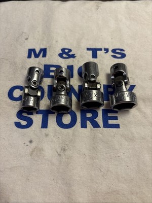 Mac Tools USA 3/8'' Drive 6pt 4pc SAE Shallow Swivel Sockets XU166,206,226,246