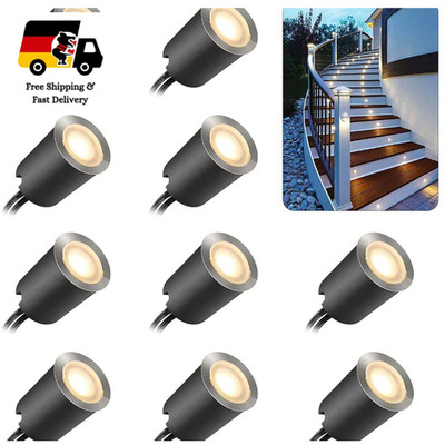 LED Bodeneinbaustrahler 10er Set 12V 0,6