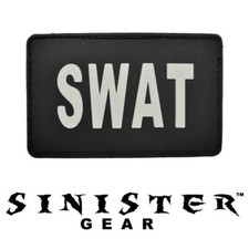 SINISTER GEAR "DRAPEAU SWAT" PATCH PVC - SWAT