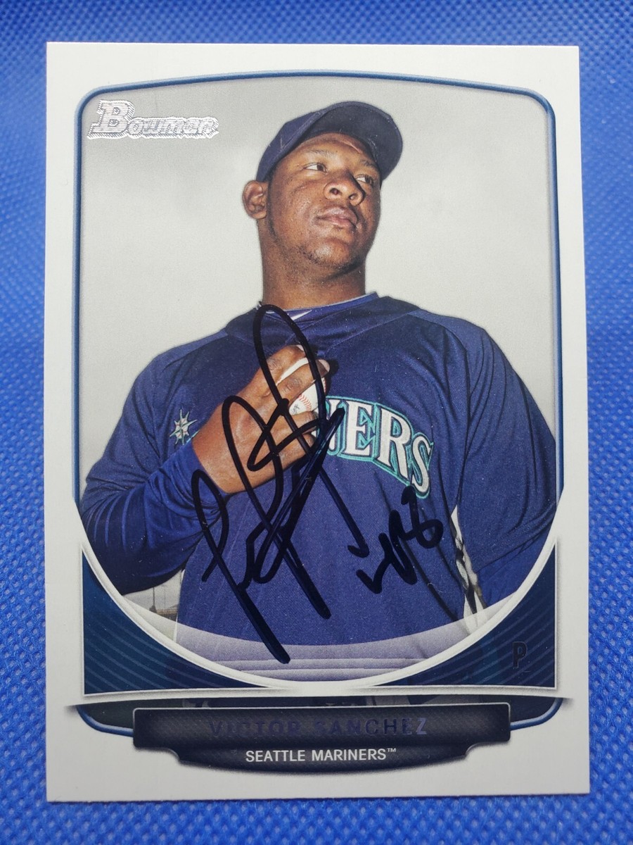 VICTOR SANCHEZ Autograph Baseball card auto SEATTLE MARINERS | eBay