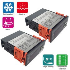 2X 110V Universal STC-1000 Digital Temperature Controller Thermostat NTC Sensor