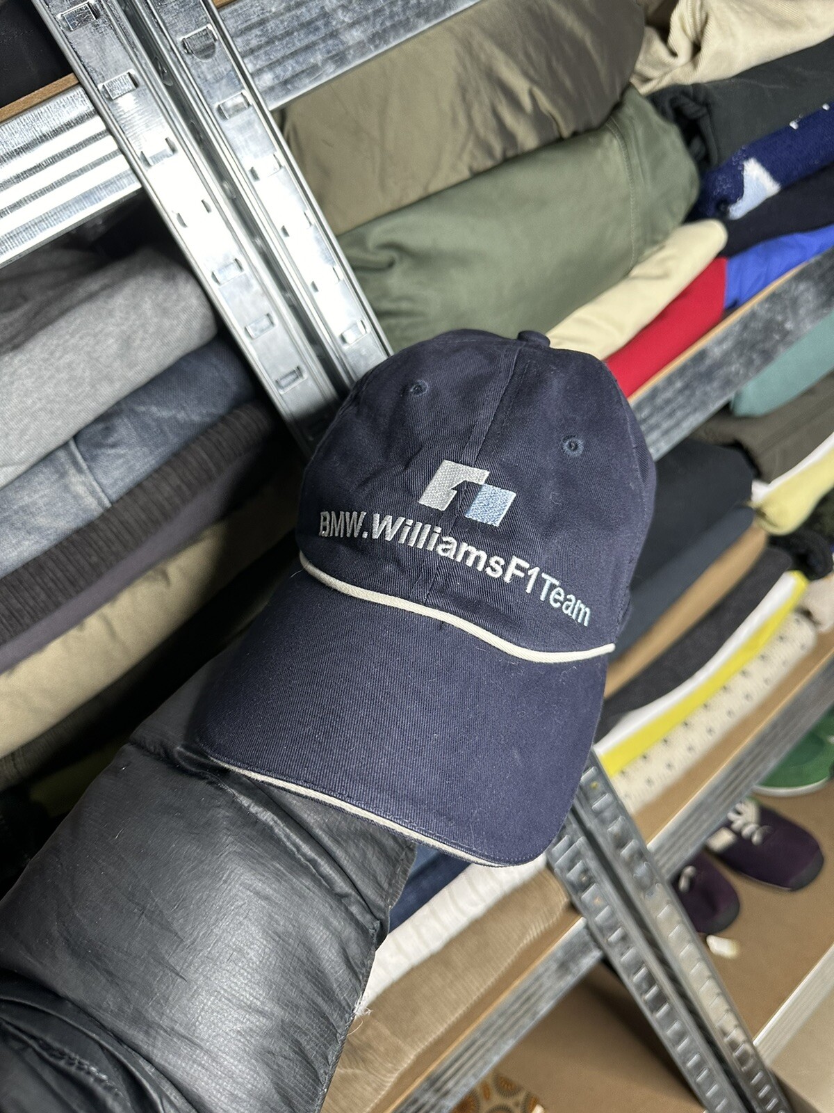 BMW Williams F1 Team Racing Strapback Hat Cap Navy