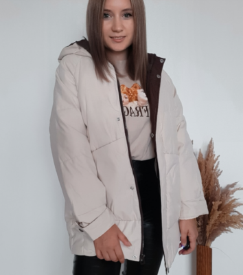 Manteau Doudoune Beige Oversize Parka Manteau Femme Bonobo Bonobo