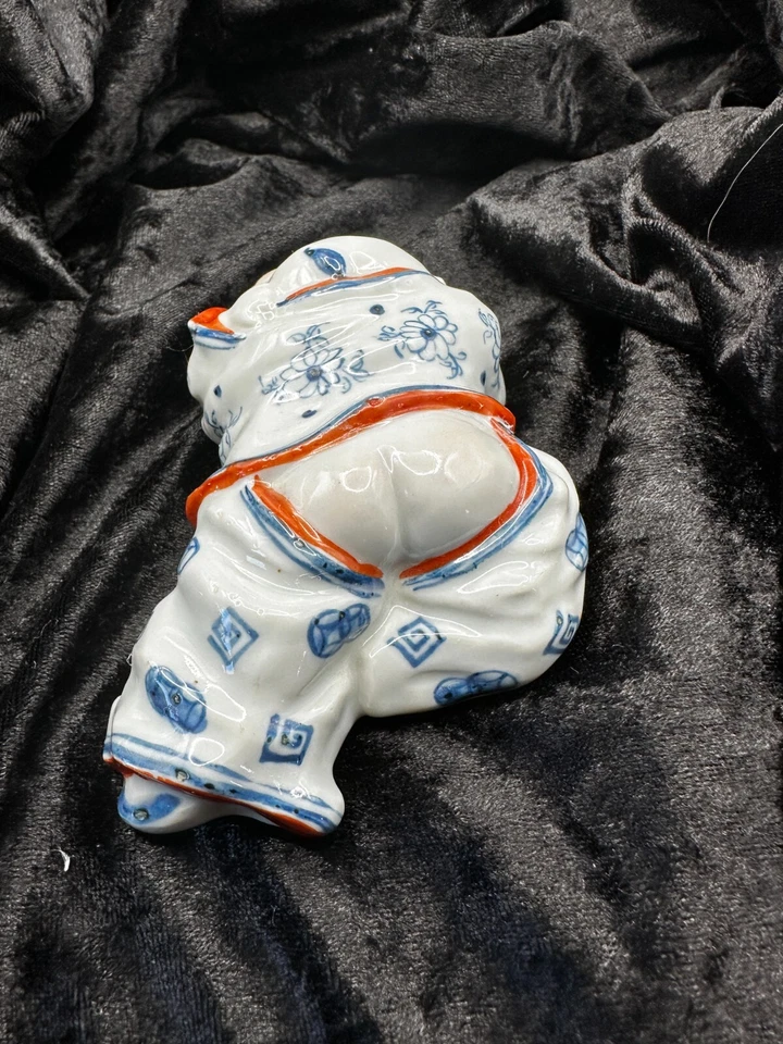 VTG Chinese Porcelain Figurine baby China Child figure oriental Asian Sculpture - Image 4 of 4