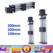 100mm-300mm CNC Linear Guide Rail Slide Stage Actuator W/ Nema 23 Stepper Motor