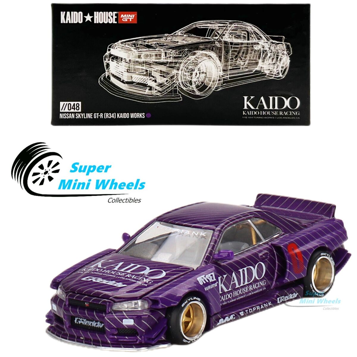 Kaido House MiniGT 街道ハウス S30 R34 2台 新品a - ミニカー