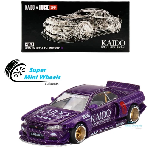 MINIGTKAIDO☆HOUSE GT-R R34 BAPE 1セット MINIGTKAIDO☆HOUSE