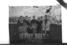 (4) B&W Press Photo Negative Springfield Tennis Club TYT Trophy Tournament T5282