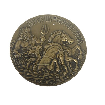SHELLBACK IMPERIUM NEPTUNI REGIS CHALLENGE COIN Holed
