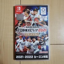 eBASEBALL Professional Baseball Spirits 2021 Grand Slam NINTENDO SWITCH With Cas