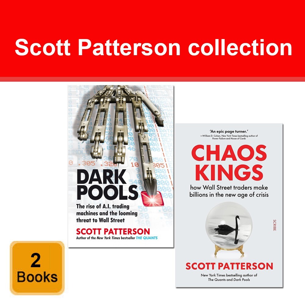 Scott Patterson Collection 2 Books Set Dark Pools, Chaos Kings