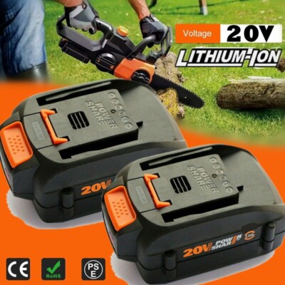 PACK For WORX 20 VOLT MAX Extend Lithium Battery 20V WA3520 WA3525 WA3575 WG155