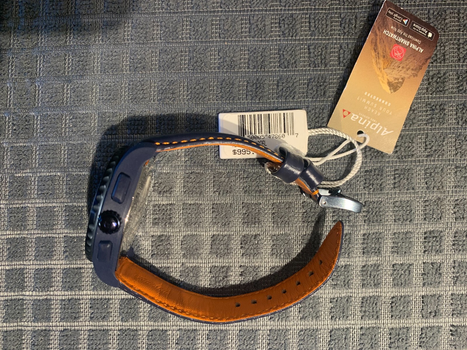 ALPINA ALPINER X AL-283LNO5NAQ6L NAVY BLUE ANALOG-DIGITAL SMARTWATCH 45 MM NEW