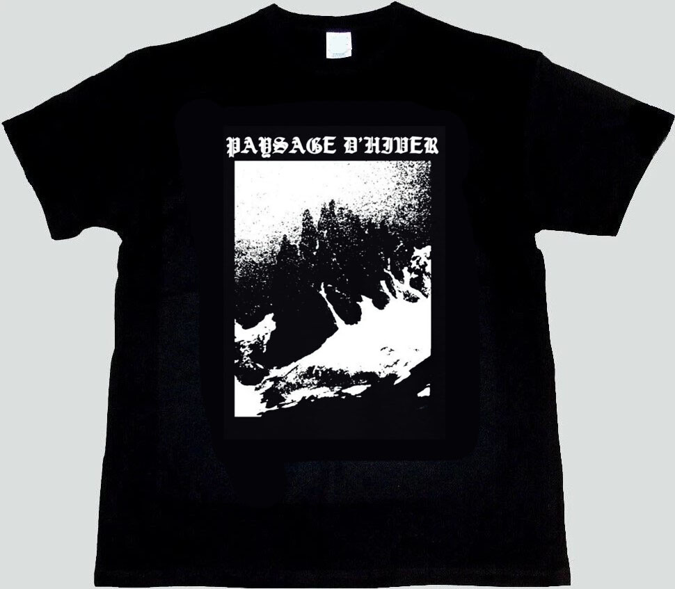 Paysage d'Hiver T-Shirt black metal, gift for fan | eBay