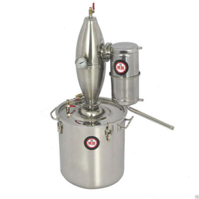 30L/8Gal Alcohol Whisky Vodka Alembic DIY Still Distiller Brewing Kit Moonshine 