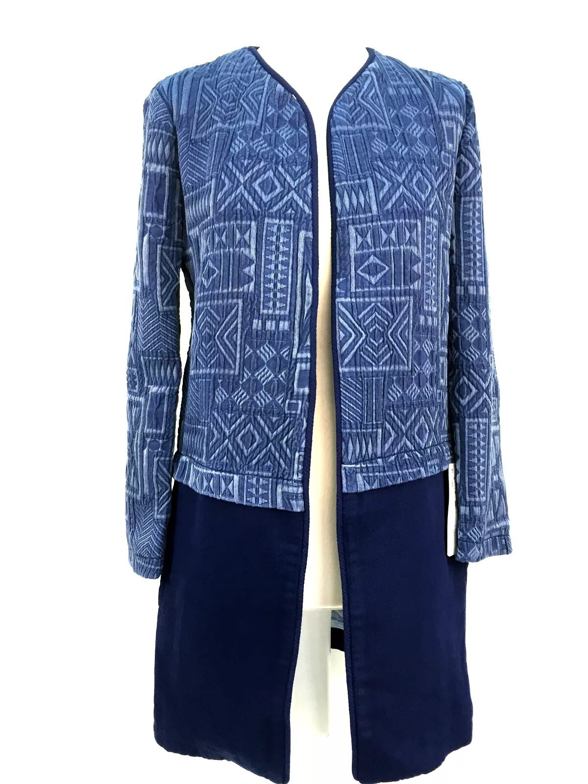 ALTRA CAPPOTTO DENIM BLU ZARA TAGLIA S REF 7453 108 PREZZO AL PUBBLICO £69 99