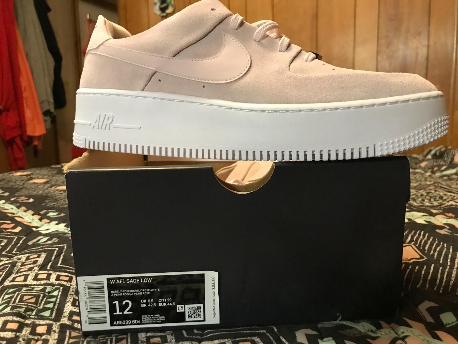 Nike Air Force 1 Sage Low Triple White (W) - AR5339-100