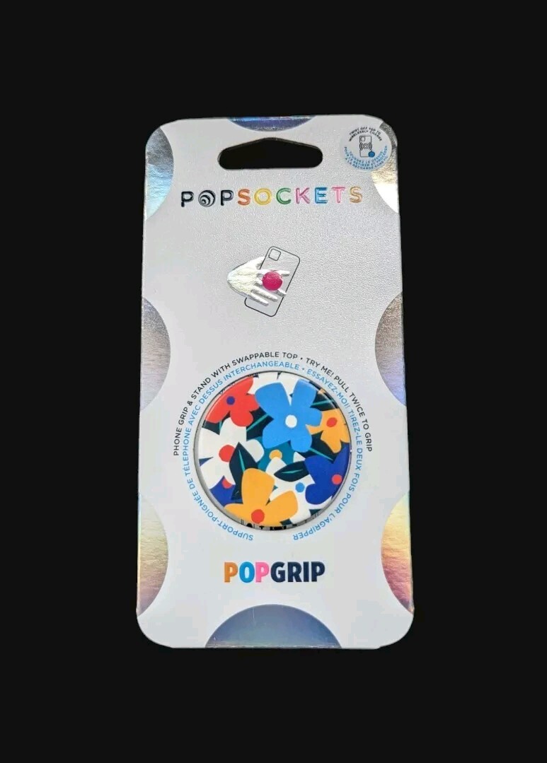 Brand New PopSockets PopGrip Cell Phone Grip & Stand - Fauna/Flowers