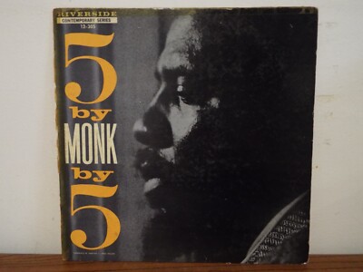 THELONIOUS MONK 5 BY 5 JAZZ MONO LP VINYL ALBUM LP VINYL ALBUM