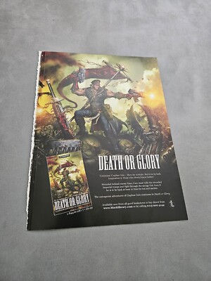 TPEEP274 MAGAZINWERBUNG 11X8'' WARHAMMER 40000 - DEATH OR GLORY 