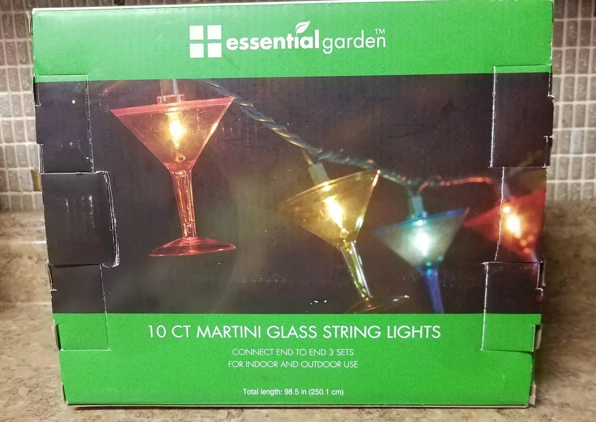 Light up cheap martini glass