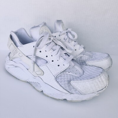 Nike Air Huarache 'Triple White Pure Platinum' Women's Size 10