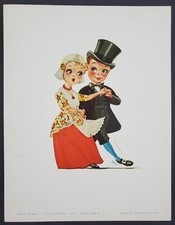 1960s Holland America SS Volendam Western Auto Caribbean Cruise Vtg Dinner Menu