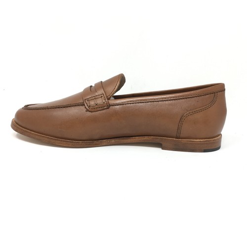 NEW J Crew Ryan Penny Loafers Flats Shoes Womens Size 6 Brown Leather Slip On - Picture 7 of 8