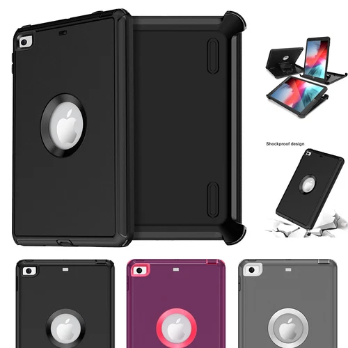 For Apple iPad mini 4/5th Case Rugged Shockproof Heavy Duty Holster Stand Cover
